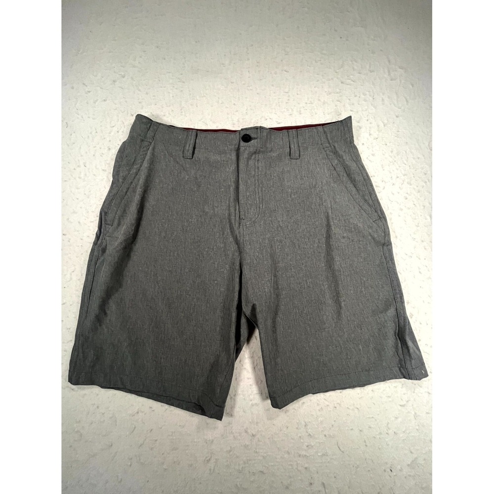 O'Neill Denali Hybrid Walk Shorts Mens 36 Heather Gray‎ Stretch Flat Front Surf